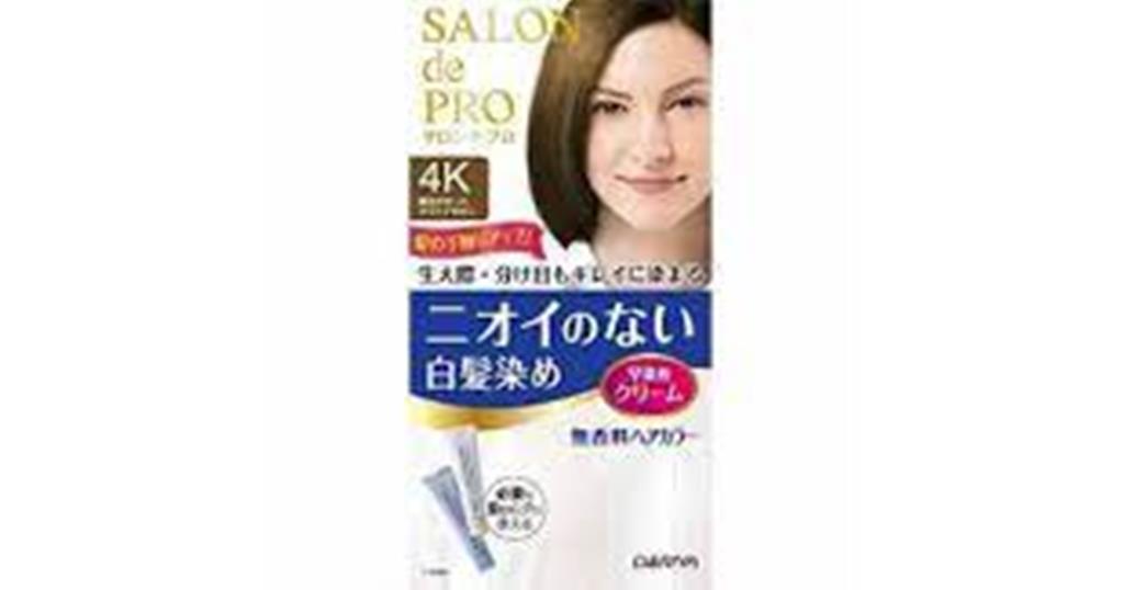 Salon de Pro 白髮專用 泡沫染髮 4K 栗棕色 / Salon de Pro Fragrance-free hair color Early dyeing cream No.4K