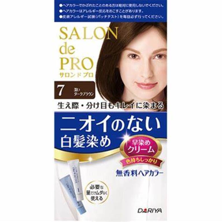 Salon de Pro 白髮專用 泡沫染髮 7號 / Salon de Pro Fragrance-free hair color Early dyeing cream No.7