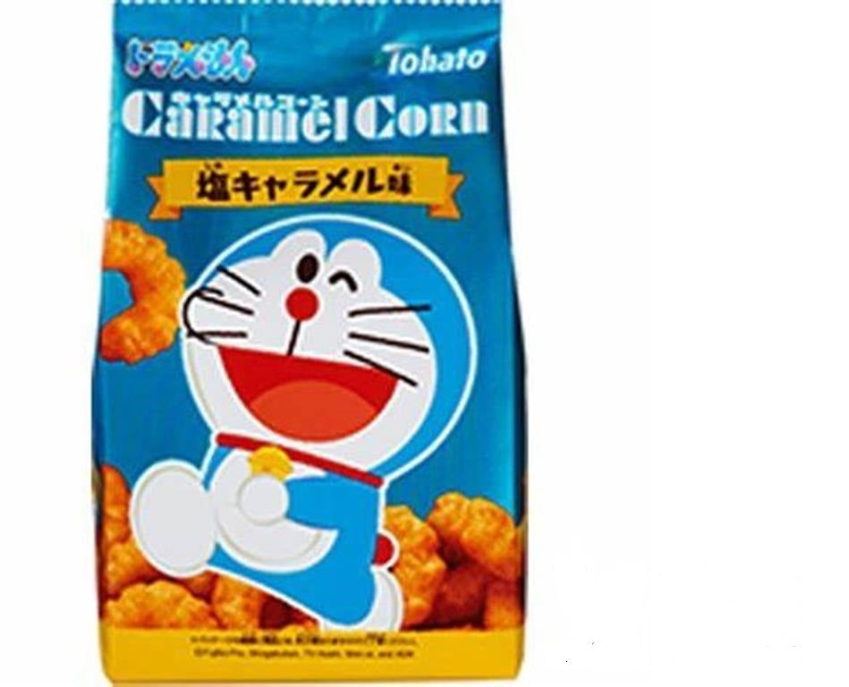 日本 桃哈多(叮噹板)鹽味粟米條 / Tohato Doraemon Caramel Corn Salted Caramel FlavorTohato 2504-16