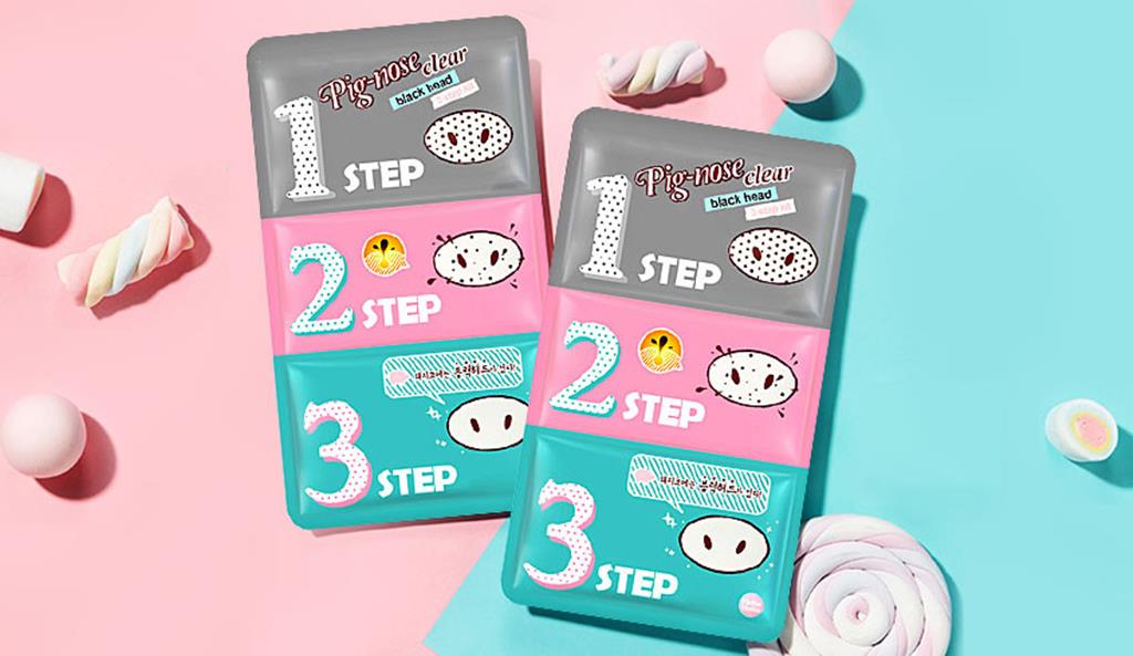 Holika 清黑頭猪鼻贴三部曲